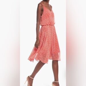 Anthropologie Leith Midi Dress Fourth July Summer Vacation 4th celebration USA